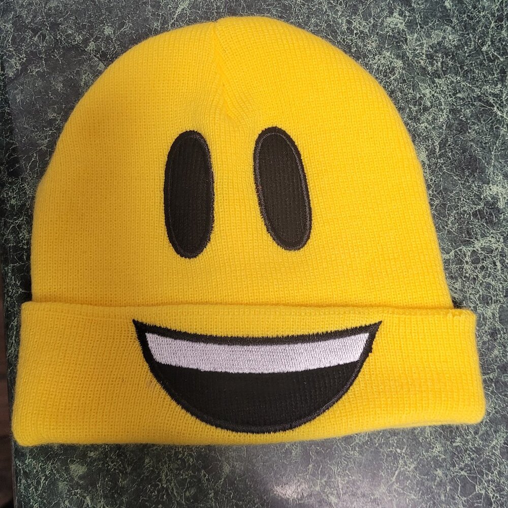 Children's Smiley Face Hat OS Fits Most